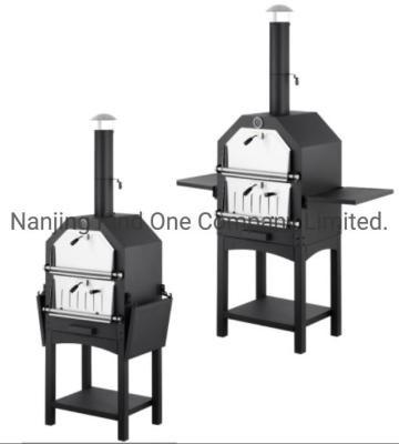 China                  Home Use Indoor Outdoor Commercial Patio Garden Party Charcoal Pizza Oven with Two Side Tables              à venda