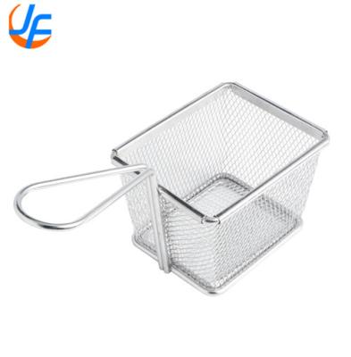 China Los mini pescados fritos cesta de cocinar de las patatas fritas de la comida de la herramienta/frieron el acero inoxidable de la cesta 304 en venta