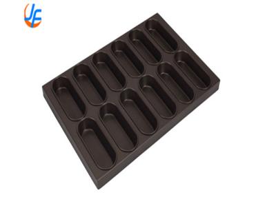 China RK Bakeware China- Oval Shape Cupcake Muffin Tray For Industrial Cake Factory for sale