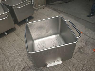 China Industrial Bakery Equipment Stainless Steel Dough Trough With Wheel for sale