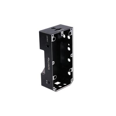 China Customized High Quality Aluminum CNC Parts Camera Black Aluminum Case for sale