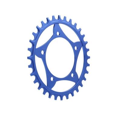 China Customized Aluminum Anodize Aluminum Bicycle Chain Ring Crown CNC Machining Parts for sale