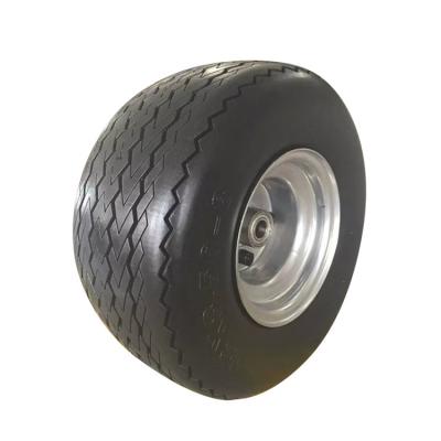 China Factory China Factory Supply Solid 500-6 Rubber Pneumatic Wheel for sale