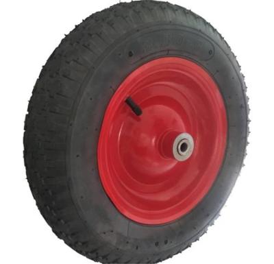 China Factory Commercial Mowers Flat Free 350-8 Pneumatic Rubber Wheel for sale