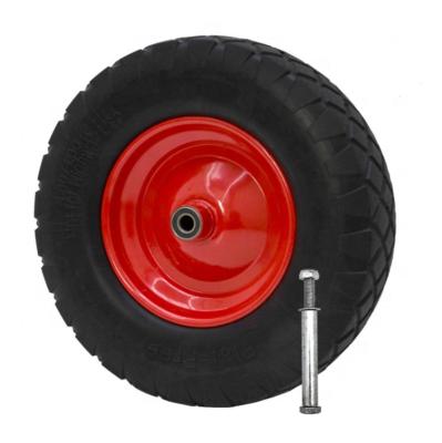 China Factory Competitive Price Wholesale Wheelbarrow 400-8 PU Foam Wheel for sale