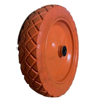 China Factory Price Cheap Flat Free Tire 480-400-8 Large Square PU Foam Wheel for sale