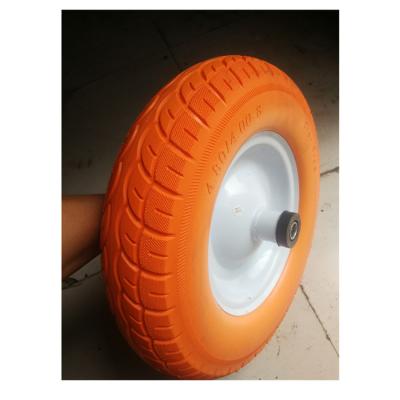 China Factory Custom Stroller Foam Filled Tire 480-400-8 Willow Flower Pu Foam Wheel for sale