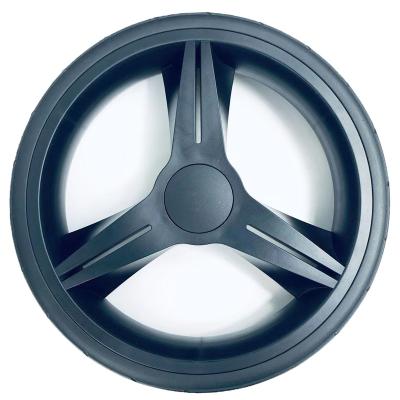 China PU 11 inch Phantom Mercedes Wheels hub PU foam plastic tire wheel for baby stroller for sale