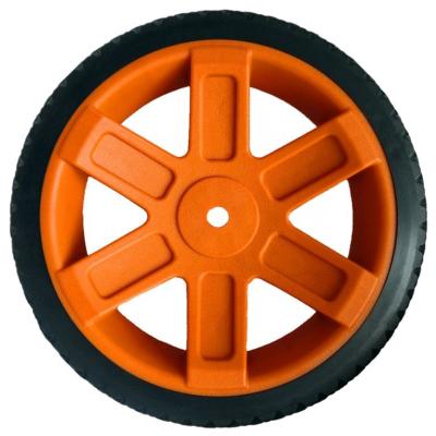 China Good wear resistance 10inch PVC tire plastic wheel for wheel barrow hand trucks lawn and garden carts for sale