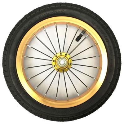 China Tire mareria: RUBBER manufacturers supply rubber inflatable wheel can be customized children's bicycle wheel tricycle wheel for sale