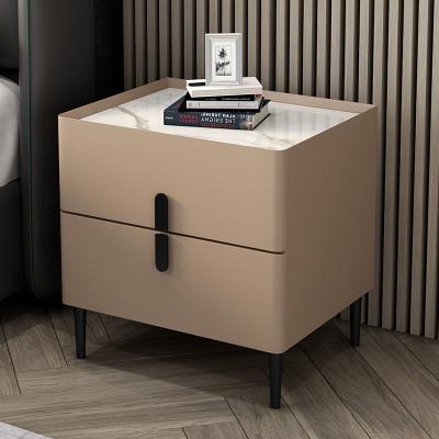 China Modern Popular bedside side end night stand table furniture bedroom 2 drawer wood nightstands china night stand for sale