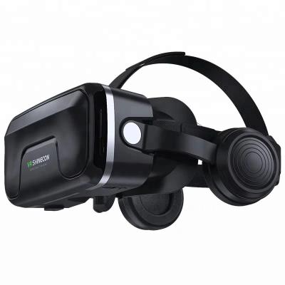 China Jingxinrui VR SHINECON Virtual Reality 3D Box G04EA 3D Glass VR Headset with Remote Controller for iPhone Android < 50