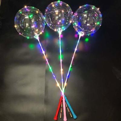 China interior & outdoor christmas ornament decoration 2AA led floating ball light balloon with string light for sale