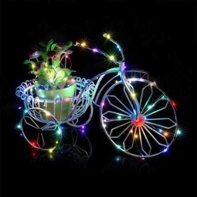 China interior & Outdoor Led Flexible Bicycle String Light Copper Wire String Light For Christmas Decoration for sale