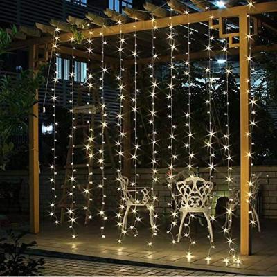 China 300 LED Window Curtain String Light Wedding Party Garden Indoor Outdoor Bedroom Wall Decorations for sale