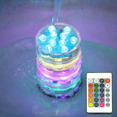 China Decoration 3 LED Vase Multicolor PVC Wedding Party Submersible RGB Tea Light With Outdoor for sale