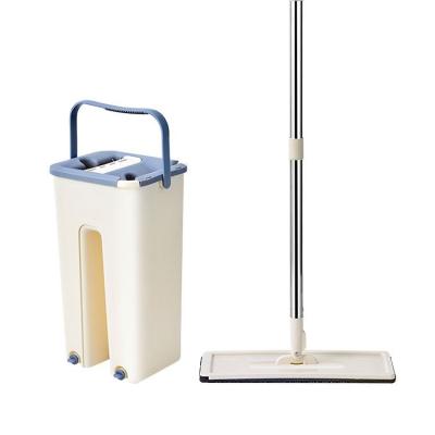 China Viable Made Of China Top Quality Cleaner 360 Spin Broom With Broom Bucket Set Rotor Plastic Spin Broom With Bucket for sale