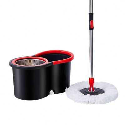 China Sustainable Magic Mop Bucket 360 Rotation With Wheels for sale