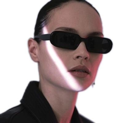 China Wholesale Anti UV400 Small Square Plastic Sunglasses Women Fashion Square Plastic Custom Men Anti UV400 Sun Glasses Retro for sale