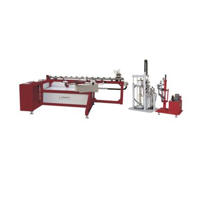 China Architectures WGT06-CNC-2 Full Automatic Extruder Horizontal Silicone Sealant Two Components Dispensing Machine for sale