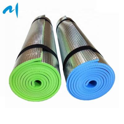 China 180 x 50cm Aluminum Foil Waterproof Camping Mat Waterproof EVA Foam Sleeping Mattress Camping Mat for sale