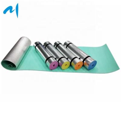 China Outdoor 180 x 50 or 60 cm Waterproof Moisture Proof EVA Foam with Aluminum Foil Camping Mat for sale