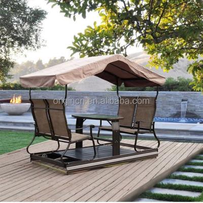 China Beautiful modern outdoor rattan furniture set minimalist and refined table and chairs for sale