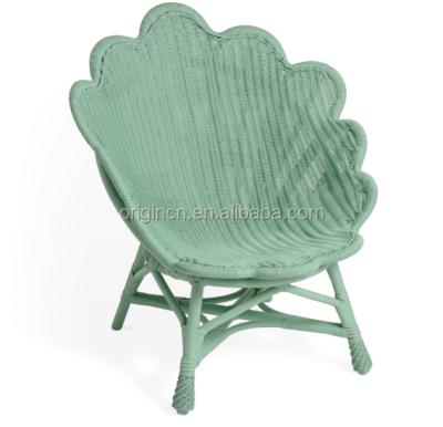 China Modern Hot Selling Product Scallop Edged Outdoor Balcony Furniture Casual Peacock Chair Rattan for sale