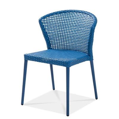 China Modern Commercial Colored Outdoor Rattan Fiber Weave Wholesale Banquet Pedicure Chair for sale