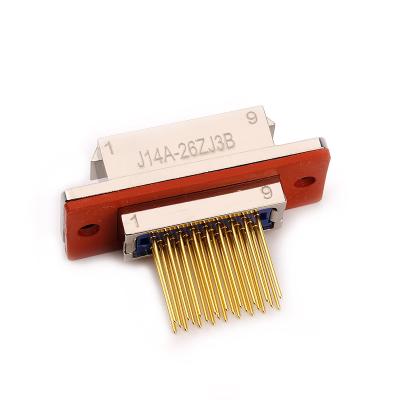 China J14A-51ZK3B Unmating Instrument Force Low Mating PCB Miniature Rectangular Right Angle Female Socket for sale