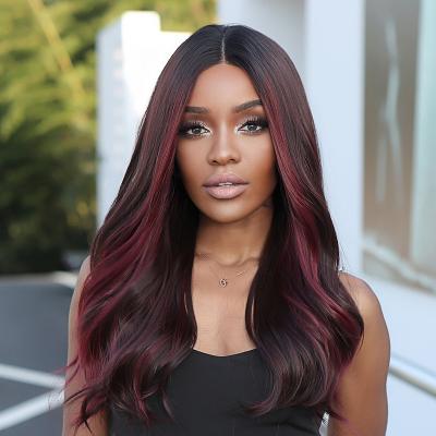 China New Body Wave Collection Synthetic Lace Frontal Hair Wigs For Women for sale