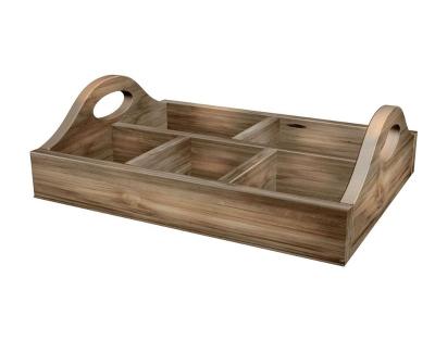 China 2020 New Design Antique Imitation Rustic Style Multifunctional Durable Wooden Food Serving Tray for sale