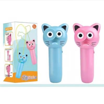 China Viable String Launcher Toy for Cats Kittens Zip Up String Launcher Puller Cat Toys Supplies Interactive String Puller for sale