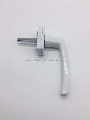 China aluminum windows upvc window handle, spanish rod handle, square style handle for sale