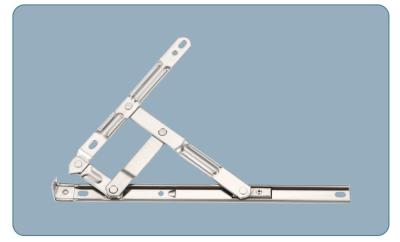 China Windows 19mm Round Groove, Light Duty Friction Stay, 4 Bar Friction Hinge For Aluminum Windows for sale