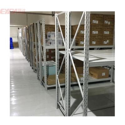 China Stainless Steel Industrial Metal Shelf Large Corrosion Protection Goods Storage Shelves for sale