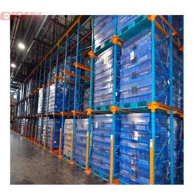 China Corrosion Protection Cold Storage Warehouse Vertical Drive-in Racking System for sale