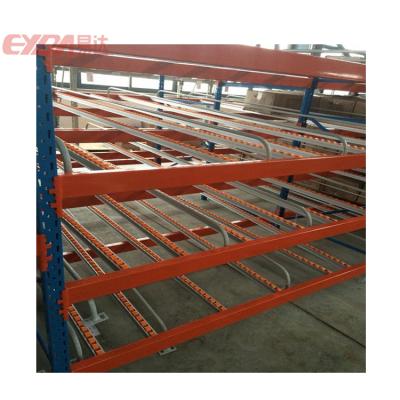 China Corrosion Protection Warehouse Large Loading Capacity Cardboard Gravity Flow Rack System for sale