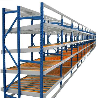 China Corrosion Protection Warehouse Storage Gravity Cardboard Flow Racking for sale