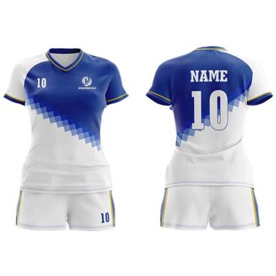 China New Women Soccer Jersey Football Tank Tops Custom Logo Quick Dry High Quality Simple Uniform Set Printing Sublimation Soccer Jersey Designer Team for sale