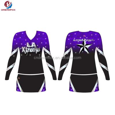 China Wholesale Quick Dry Sublimated Cheerleading Uniforms Dance Wear for sale