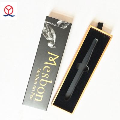 China Wholesale Custom Private Label Recyclable White Embossed Cardboard Canton Pen Hot Stamping Luxury Paper Box for sale