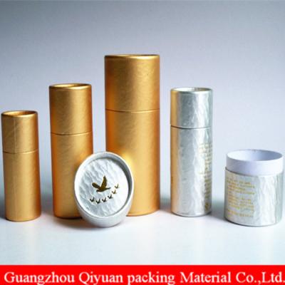 China Recyclable Brown Kraft Core Custom Printing Round Aluminum Foil Cylindrical Good Grade Aluminum Paper Tube for sale