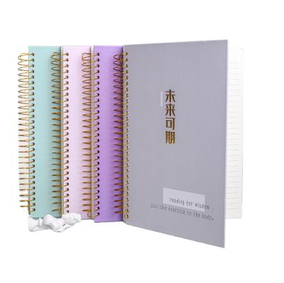 China 2022 Hardcover Free Sample Custom Hardcover A4 A5 Life Journal Notebook Printed Diary Planner Printing for sale