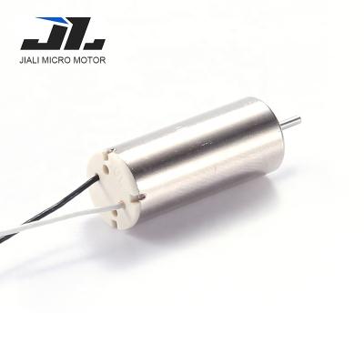 China Totally joined JL-8520 8.5x20mm wire drawing 15000kv motor 1.0mm shaft with JST 1.25 micro 2p connector 2p micro cw CCW coreless motor 8x tiny RC uA for sale