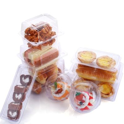 China Recycled Materials Customized Wholesale Clear Plastic Blister Box Cake Clamshell Custom Packaging Tray For Cake for sale