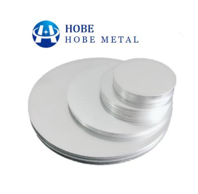 China 3003 3004 3005 3050 Serie Placas circulares de aluminio de chapa metálica para utensilios de cocina en venta