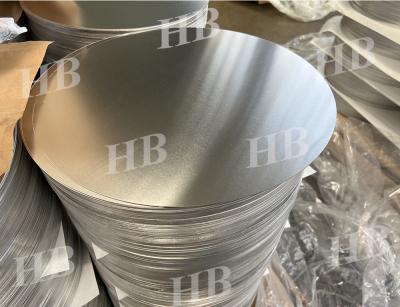 China Superficie terminada del molino 2.4 mm 1100 Discos de aluminio de dibujo profundo resistentes a la corrosión para teteras en venta