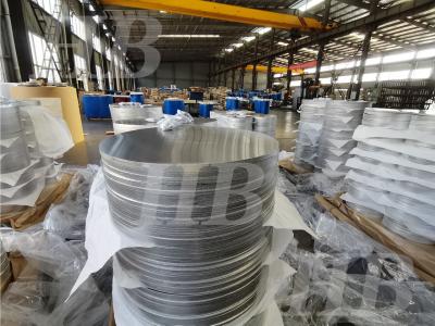 China 0.5mm Legierung 1050 3003 Aluminiumtemperament der Ronde-H14 für nicht Beleg-Kochgeschirr zu verkaufen