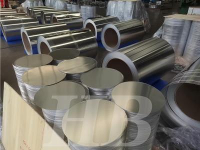 China Discos de aluminio de alta resistencia 3003, 0,3-6 mm de grosor, 80-1600 mm de diámetro en venta